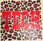 Tech red Print