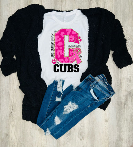 Pink out cubs Shirt💗